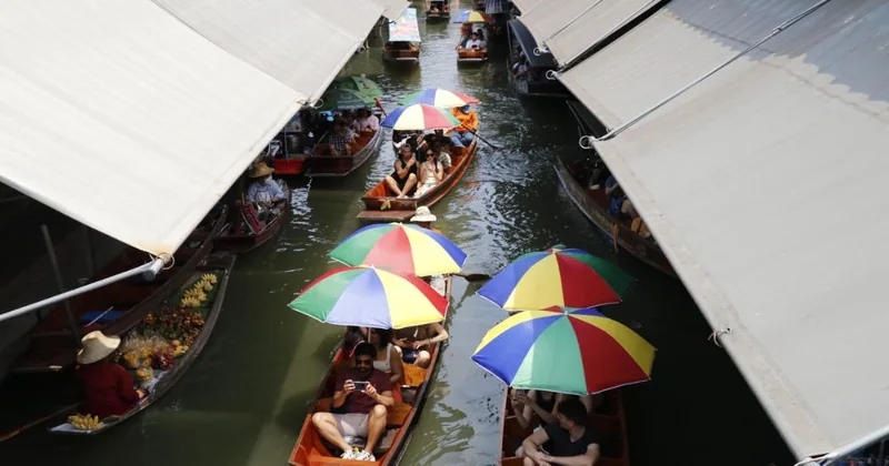 Longtail-Bootfahrt in Damnoen Saduak